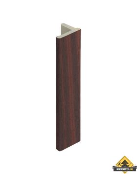 Eindprofiel 10mm voor Keralit dakrand Mahonie - Classic (bestelnr. 2836)