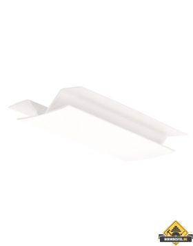 Florence knikhoekprofiel 10mm Bianco
