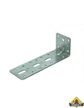 Hoek / Hoekanker / Versterkingshoek 60X180mm 60X2.5 Met Ril 115x2 Sendzimir Verzinkt - per stuk
