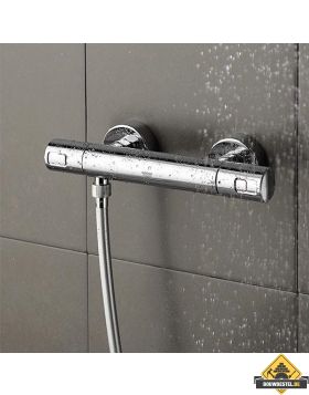 Hoe plaats ik een thermostatische douchekraan of badkraan? 