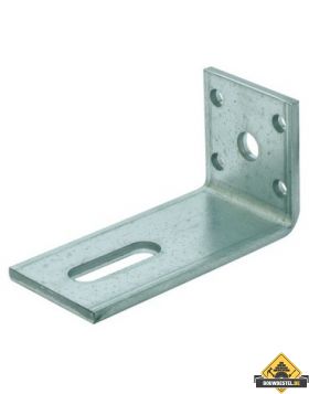 Hoek / Hoekanker / Versterkingshoek Zwaar 55X105mm 50X5 115x2 Sendzimir Verzinkt - per stuk