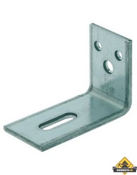 Hoek / Hoekanker / Versterkingshoek Zwaar 55X80mm 40X4 115x2 Sendzimir Verzinkt - per stuk