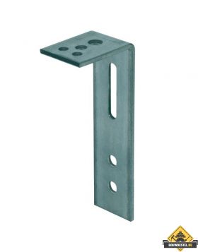 Hoekanker Zwaar 80X225mm 60X6 115x2 Sendzimir verzinkt - per stuk