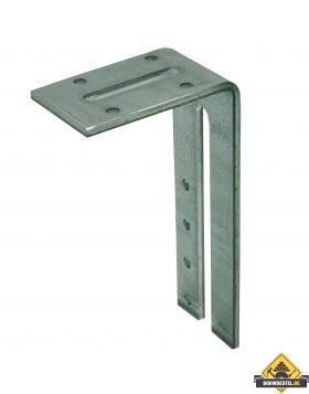 Hoekanker Zwaar Type C 95x180mm 60X6 115x2 Sendzimir Verzinkt - per stuk