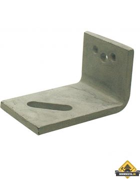 Hoekanker / hoekijzer zwaar | Staal verzinkt | 70x120mm 80x10mm | 25 stuks