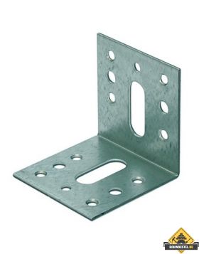 Hoek / Hoekanker / Versterkingshoek 60X60mm 57X2 115x2 Sendzimir Verzinkt - per stuk