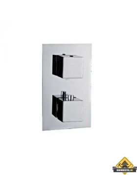 Inbouwdeel & Afbouwdeel Douche Vierkant (UITVERKOOP, OP = OP)