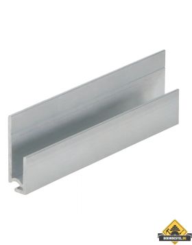 Inhaakstartprofiel aluminium 400cm (bestelnr. 2808)