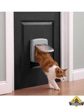 Kattenluik in deur plaatsen
