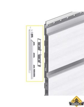 Keralit Eindkap + Connector links voor sponningdeel 167mm (5st) (bestelnr. 2839)