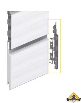 Keralit Eindkap + Connector rechts voor sponningdeel 167mm (5st)(bestelnr. 2842)