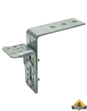 Kozijnstelbeugel / Kozijnstelhoek Type Xla-70X5/60X5-115x2 Sendzimir verzinkt - per stuk