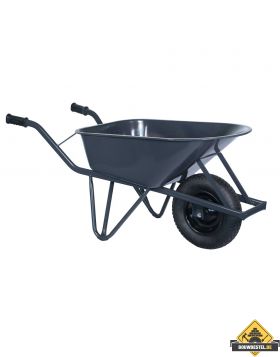 Bouw kruiwagen staal 85 Liter ovale buis - NL-fabricaat (INFORMEER NAAR DE LEVERTIJD)