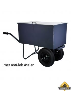 Gereedschap kruiwagen 2 wiel softwiel (anti-lek band) - NL-fabricaat 