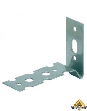 Lijmbouwmuuranker Dilaterend 50x73mm 22X1.25 RVS A4 - 10 stuks