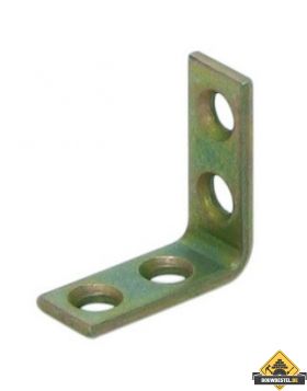 Meubelhoek 30X30mm 10X2 Geel gepassiveerd - 10 stuks