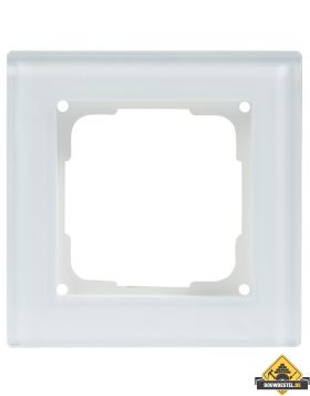 Opus 55 Fusion glas afdekraam Eenvoudig wit