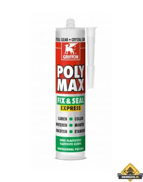 Griffon polymax fix&seal transparant kkr 300gr