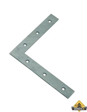 Raamhoek Recht 150x150mm 22x2 Verzinkt - per stuk