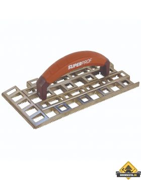 Rabatschaaf SUPER PROF 280x140x15mm getand RVS