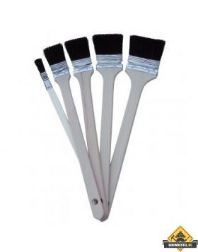Radiatorkwast SUPER PROF zwart haar houten steel 15 mm (HELAAS NIET MEER LEVERBAAR)