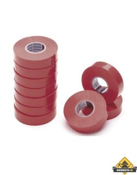 Rode isolatietape - 19 mm x 20 m