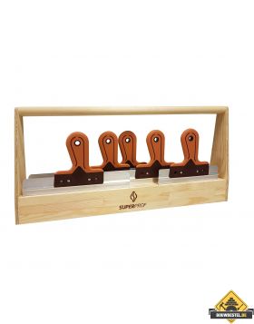 SUPER PROF Spackmesset met softgrip spackmessen