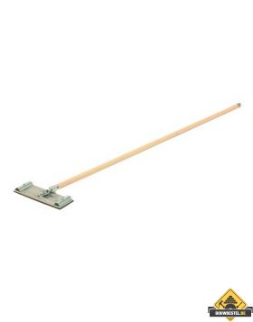 Super Prof, Multi Click, steelslijper met steel 150 cm voor schuurgaas, 240x90 mm houten handgreep