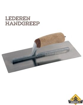 Pleisterspaan SUPER PROF PURE  gebogen 305x120x0,65 mm RVS Leer