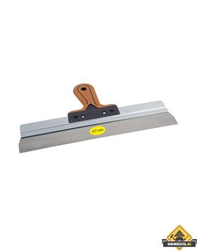 Gipsmes SUPER PROF aluminium 380x0.7 mm RVS met SUPERSOFT-handgreep