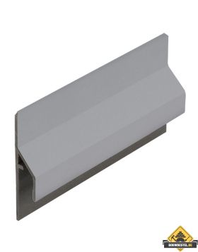 Trim/kraal aansluitprofiel 10mm Keralit dakrand Grijs - Classic (bestelnr. 2843)