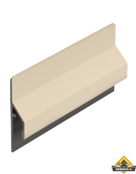 Trim/kraal aansluitprofiel 10mm Keralit dakrand Licht ivoor - Classic (bestelnr. 2843)