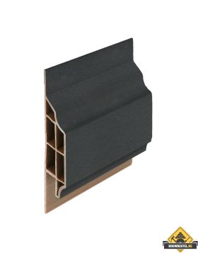 Trim/kraal sierlijst klassiek Antraciet - Classic (met houtnerf) 600 cm