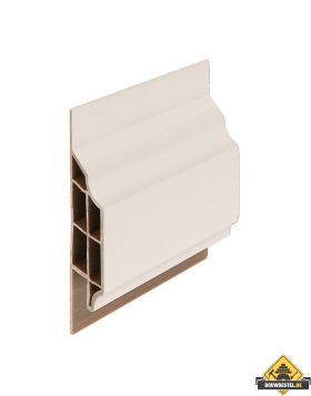 Trim/kraal sierlijst klassiek Crème - Classic (met houtnerf) 600 cm