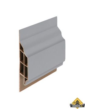 Trim/kraal sierlijst klassiek Grijs - Classic (met houtnerf) 600 cm