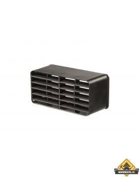 Ubbink Vloerventilatiekoker waal formaat muurrooster zwart