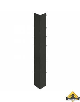 Uitwendig hoekstuk 350mm Keralit dakrand Grafietzwart - Classic (bestelnr. 2847)