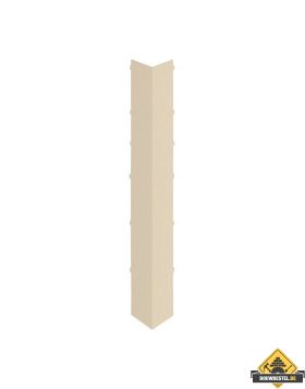 Uitwendig hoekstuk 350mm Keralit dakrand Licht ivoor - Classic (bestelnr. 2847)