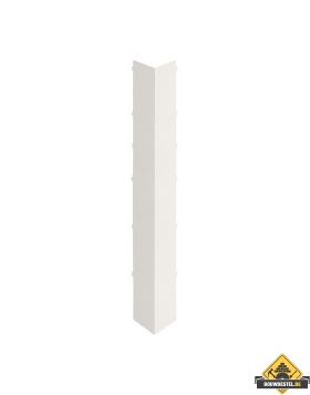 Uitwendig hoekstuk 350mm Keralit dakrand Wit - Classic (bestelnr. 2847)