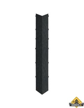 Uitwendig hoekstuk 350mm Keralit dakrand Zwartgrijs - Classic (bestelnr. 2847)