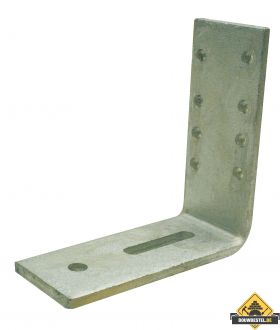 Hoekanker Zwaar 160X170mm 70x10mm (Gat: 65x13) Thermisch Verzinkt (Type 49)- per stuk
