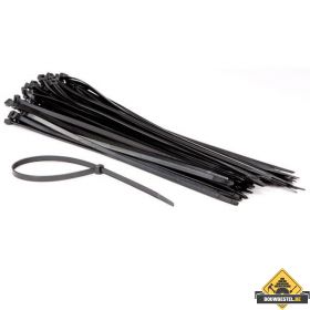 100-delige set met zwarte nylon kabelbinders - 8.8 x 500 mm