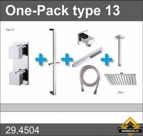 Douche One-Pack inbouwthermostaatset type 13 (20cm)
