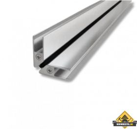 set magneetstrip voor 1/4 cabine met 2 draaideuren 8mm chroom