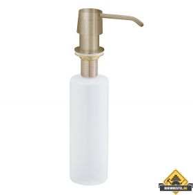 Xellanz inbouw zeeppompje geborsteld messing kunststof fles 250ml