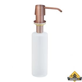 Xellanz inbouw zeeppompje geborsteld koper kunststof fles 250ml