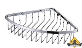 Wiesbaden Domo draad zeephouder hoek chroom