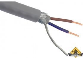 Grondkabel YMVK-as 2x2,5 grijs rol 25m1