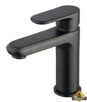 Wiesbaden Trop wastafelmengkraan mat-zwart (HELAAS NIET MEER LEVERBAAR)