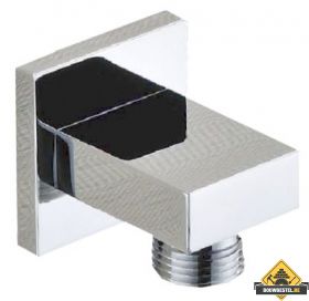 Wiesbaden Rombo doucheaansluiting chroom